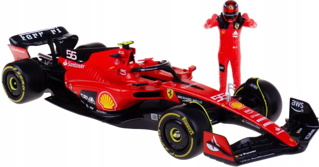 Bburago Bolid F1 Ferrari SF-23 #55 1:24