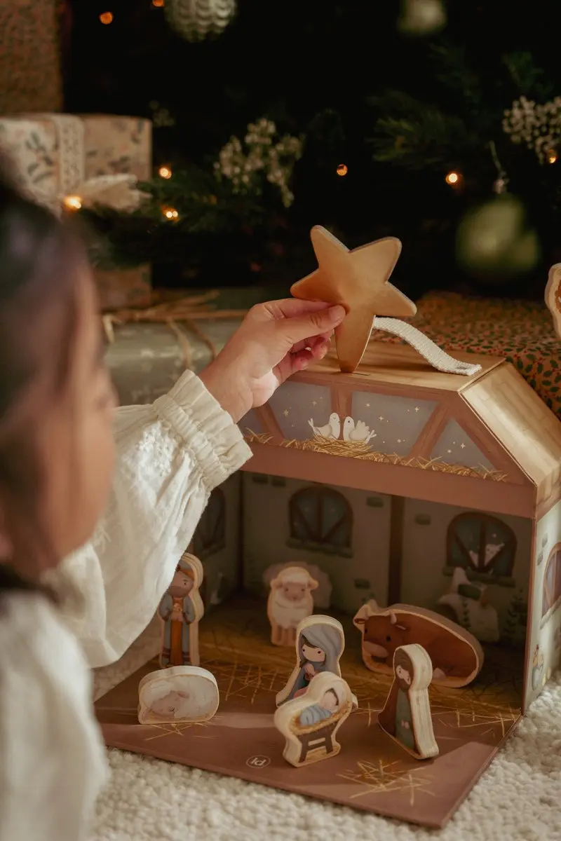 Little Dutch Kerststal Speelkoffer - Multi