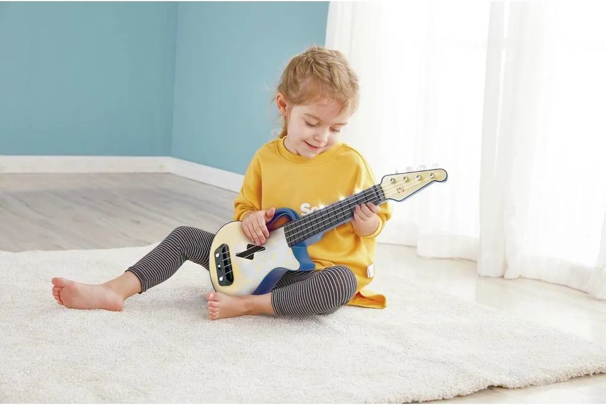 Hape Elektrische Lern-Ukulele - Blauw