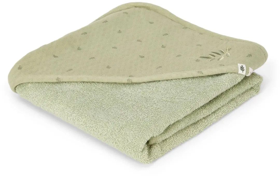 Little Dutch Badcape - 100x100cm - Groen - afbeelding 4 van 6