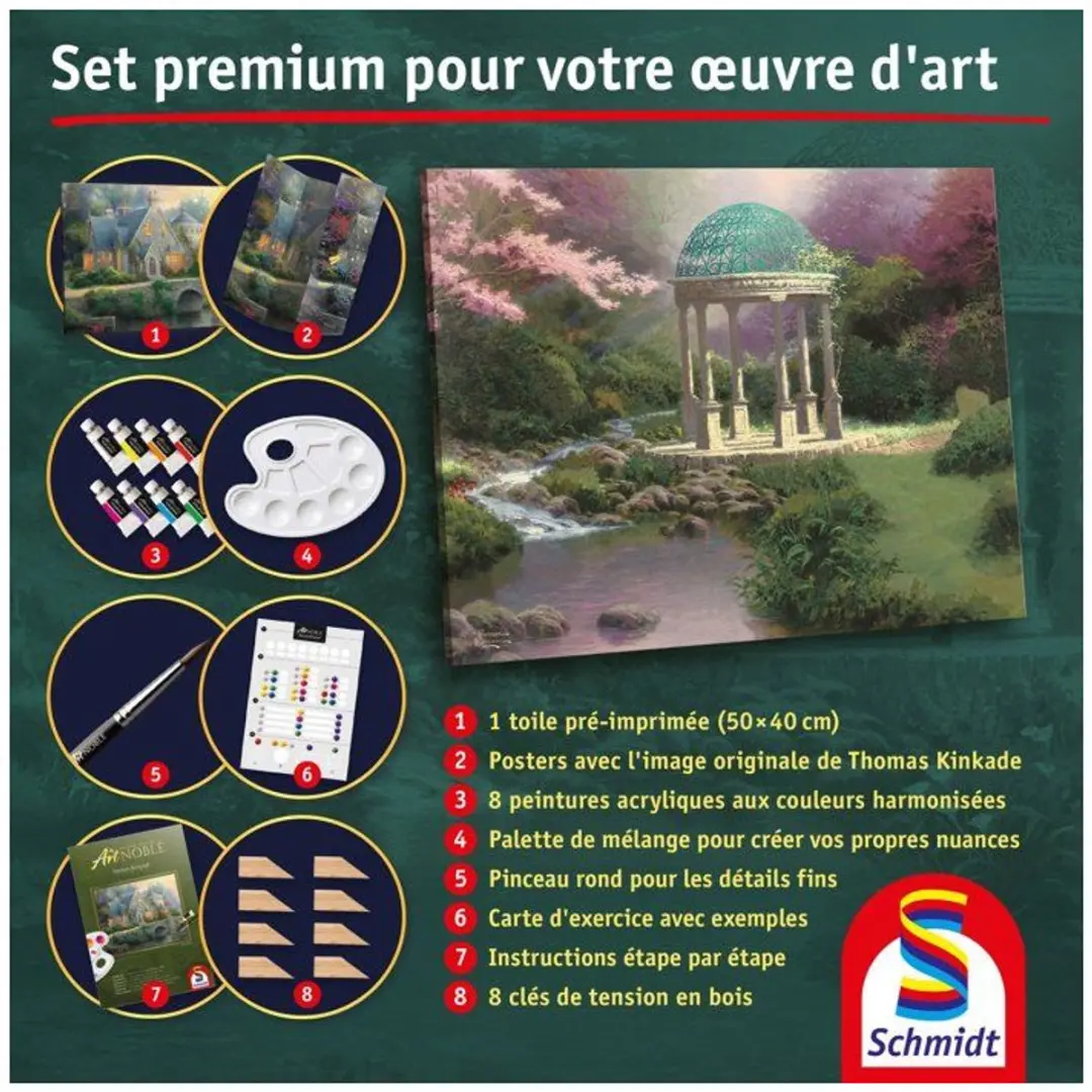 Schmidt Spiele Thomas Kinkade My Artnoble Acryl Schilderset 50x40cm
