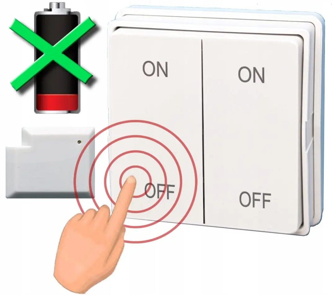 Kinetic Dubbele RF 2.4GHz Zender & Ontvanger, Merkloos