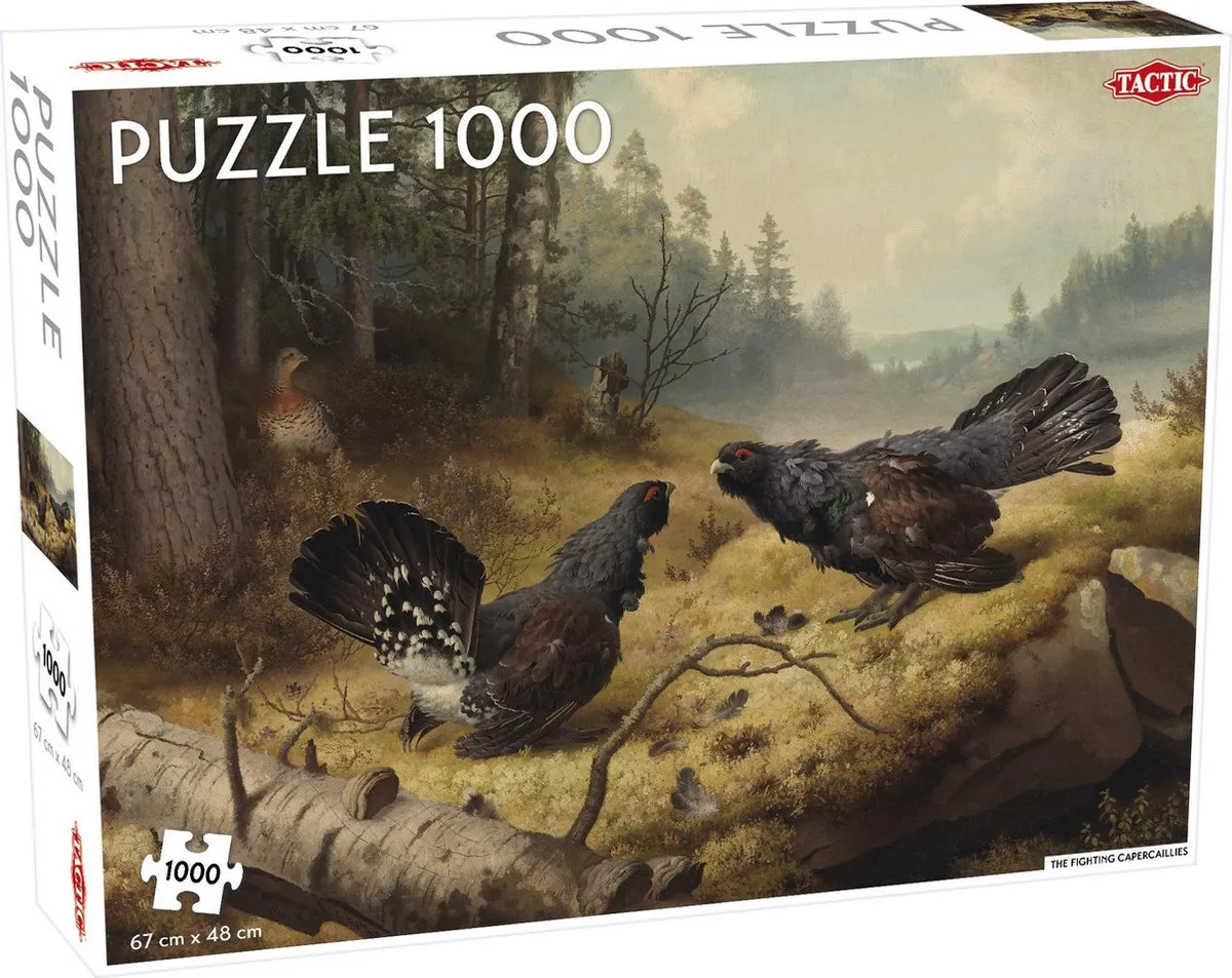 Tactic Fighting Capercailles Puzzel 1000 Stuks
