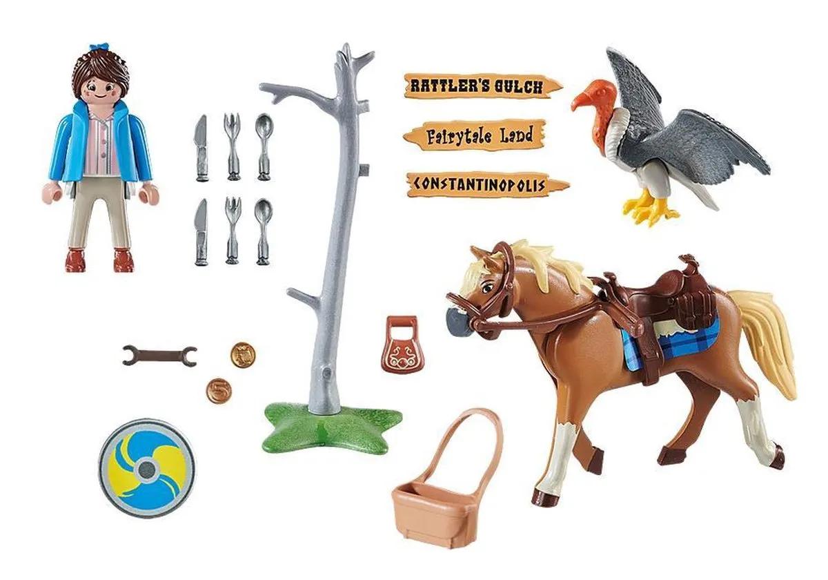 Playmobil The Movie Marla met Paard 70072 - afbeelding 6 van 6