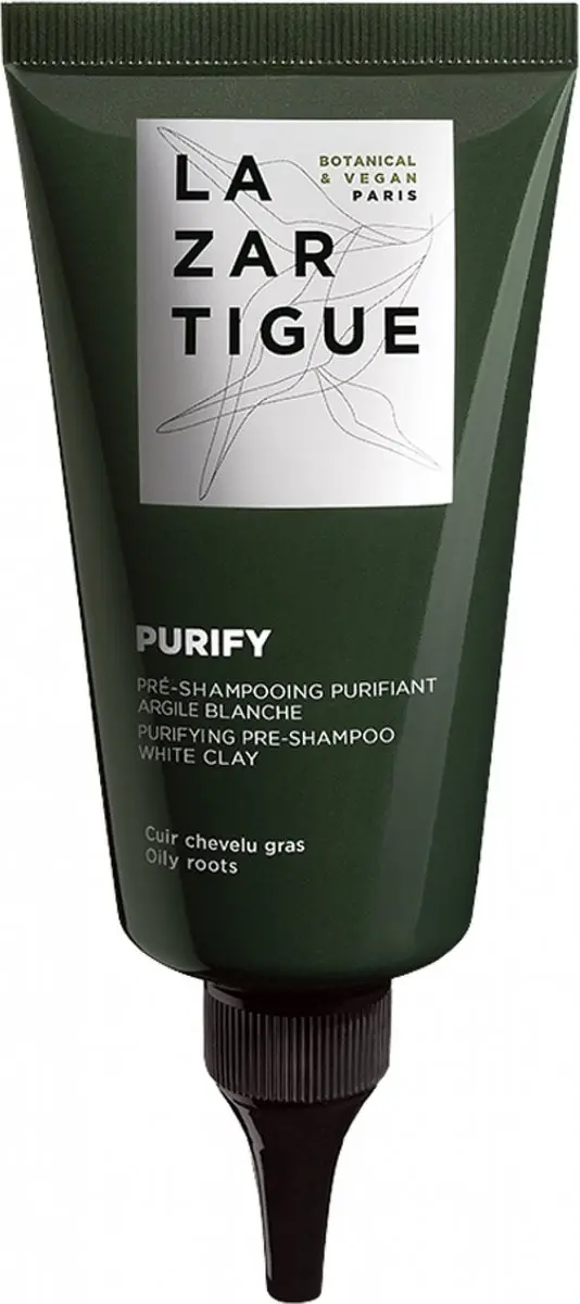 Lazartigue Purify Scalp Pre-Shampoo Witte Klei 75ml
