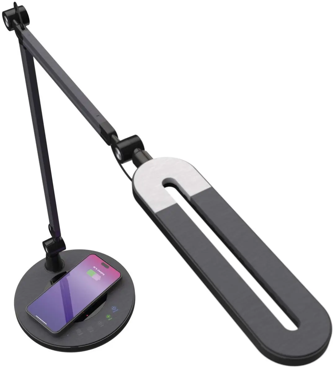 MAUL MAULmarino LED Bureaulamp - 2800-6100K - Zwart/Zilver - afbeelding 3 van 6