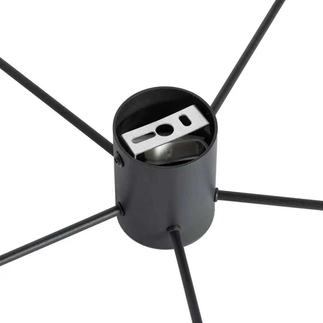 Lindby Plafondlamp 5-Lichts G9 - Zwart/Wit - afbeelding 3 van 6