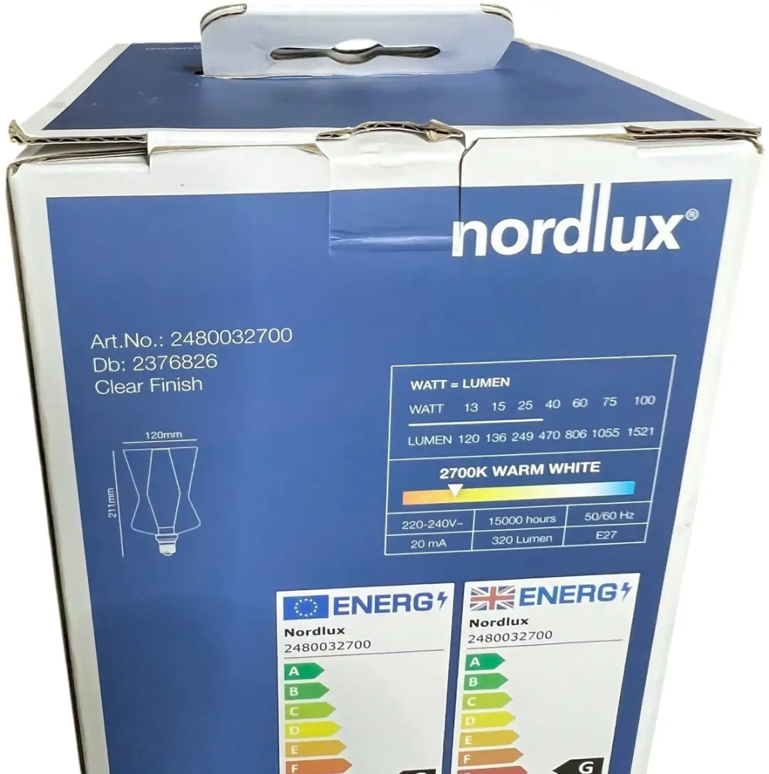 Nordlux Clear Finish LED Armatuur 320 Lm E27 - afbeelding 4 van 6