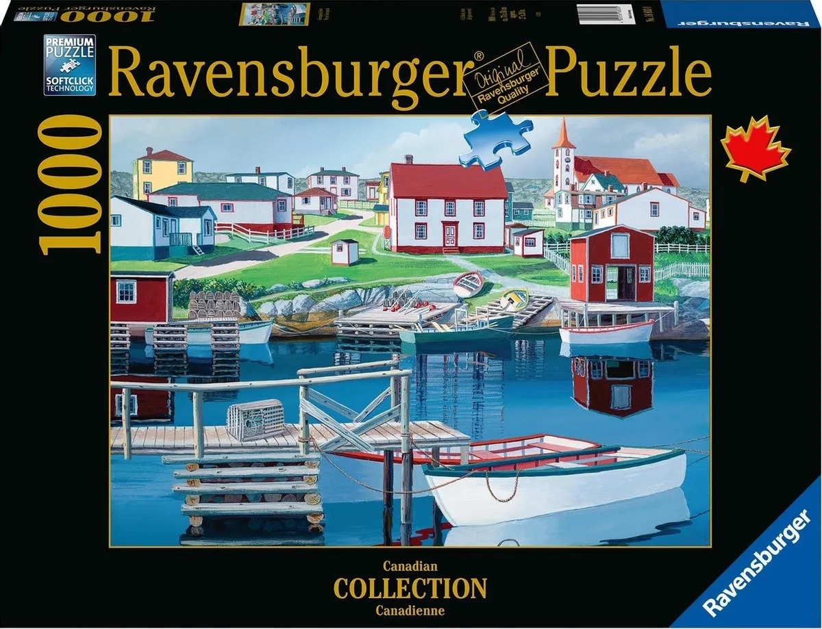 Ravensburger Canadian Collection Haven in Greenspond Legpuzzel 1000 Stuks