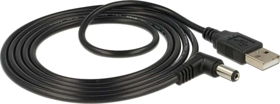 Delock 83578 USB A DC Kabel - 1,5m - Zwart - afbeelding 5 van 6