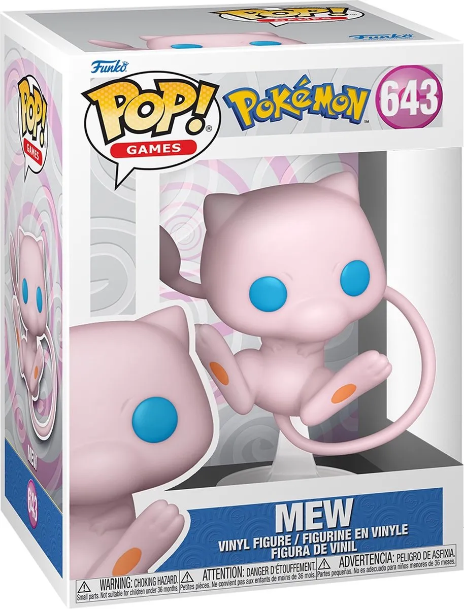 Funko Pop Pokémon Mew 74221 - Mysterieus figuur - 8,4 cm