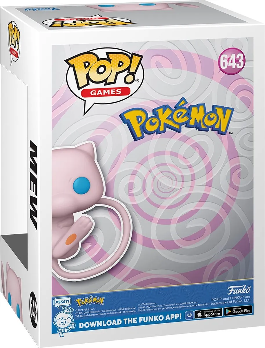 Funko Pop Pokémon Mew 74221 - Mysterieus figuur - 8,4 cm