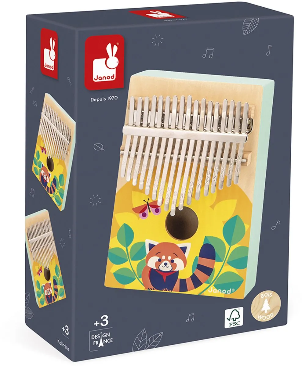 Janod Gioia Houten Kalimba - 17 Tones - Kindermuziekinstrument