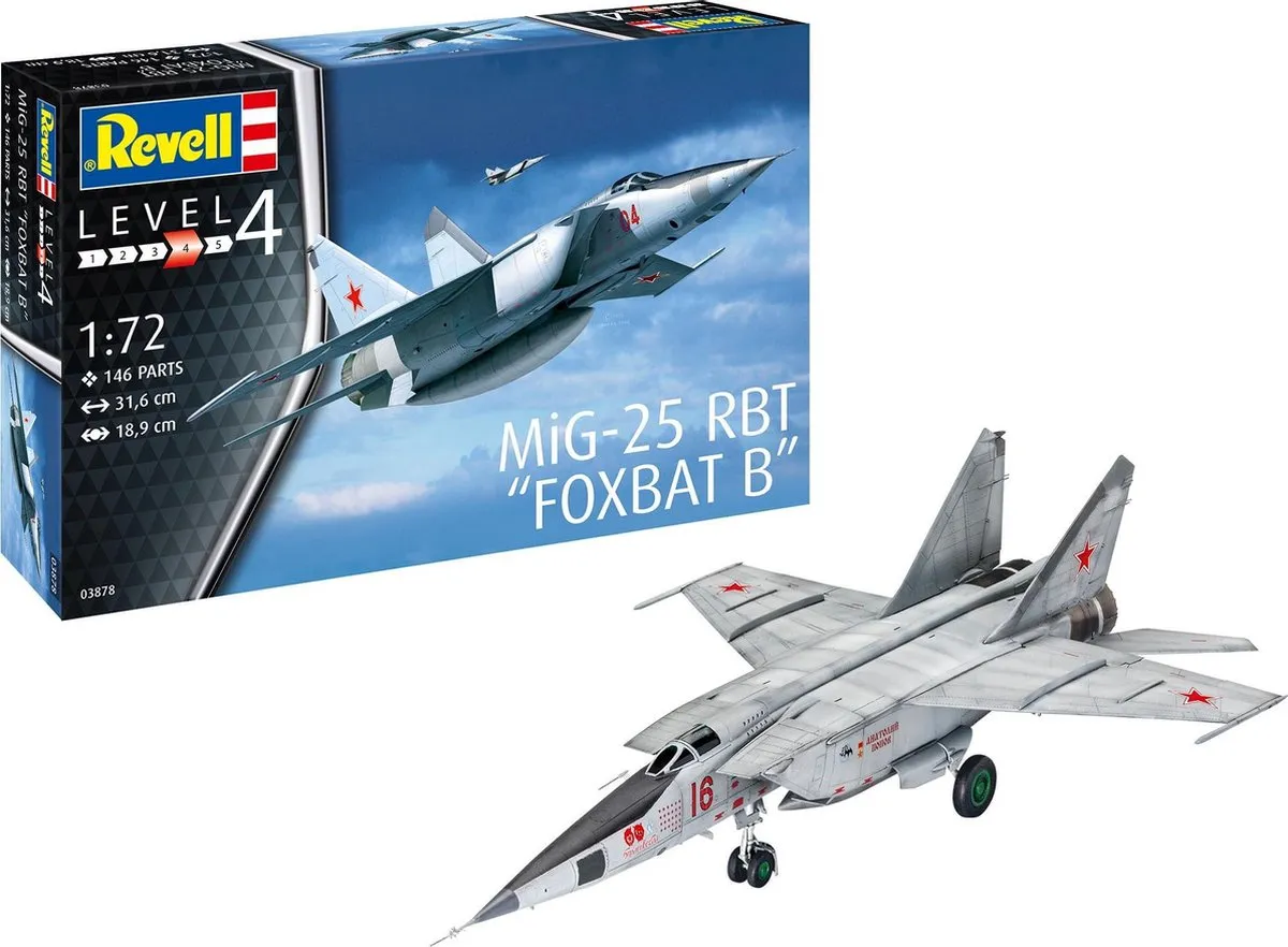 Revell MIG-25 RBT FOXBAT B Modelbouwpakket 1:72