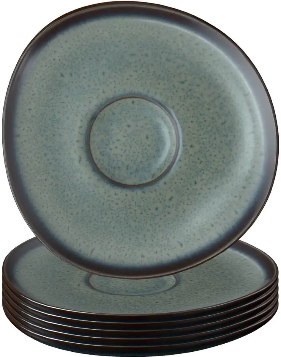 Kaffeeuntertassen Lave ø 15,2 cm Set van 6