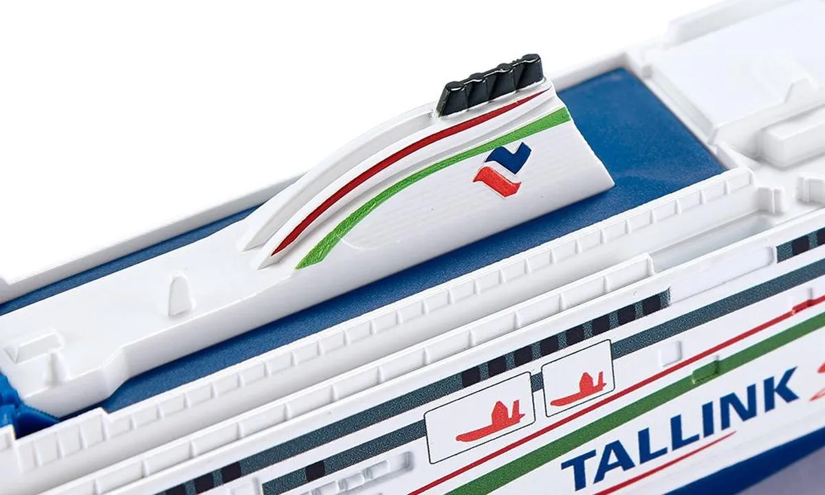 SIKU 1728 Tallink Megastar Veerboot - Metaal/Kunststof - Wit/Blauw/Groen - afbeelding 6 van 6