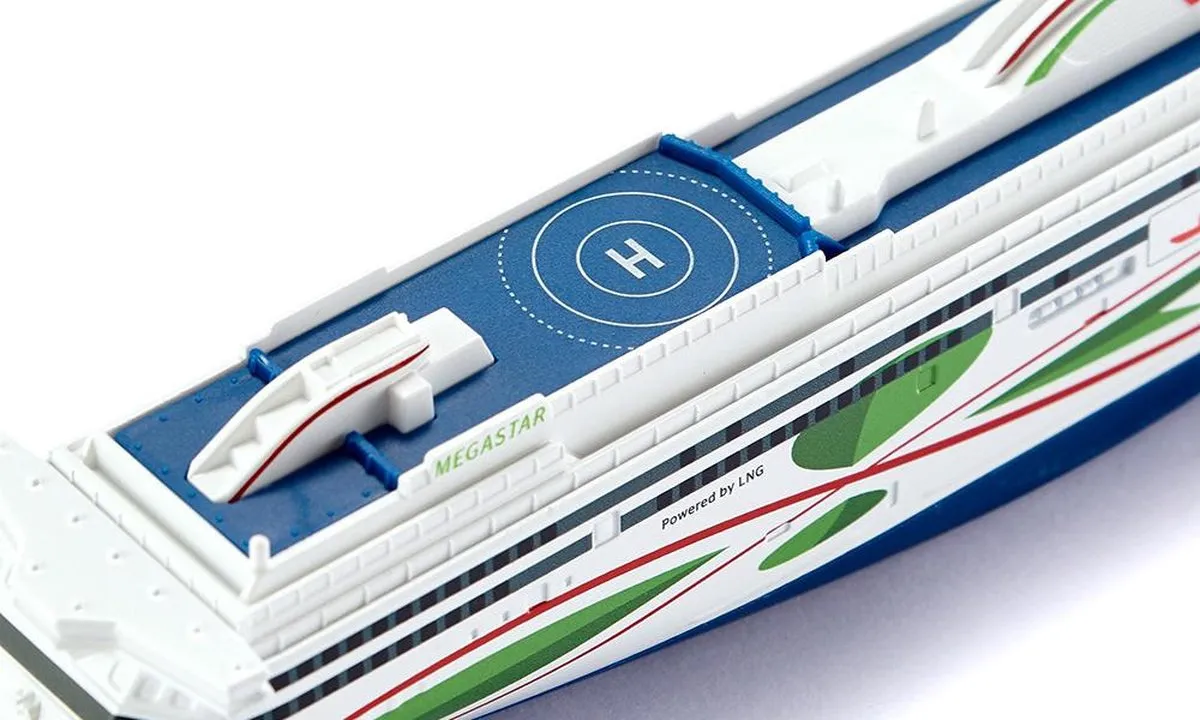SIKU 1728 Tallink Megastar Veerboot - Metaal/Kunststof - Wit/Blauw/Groen