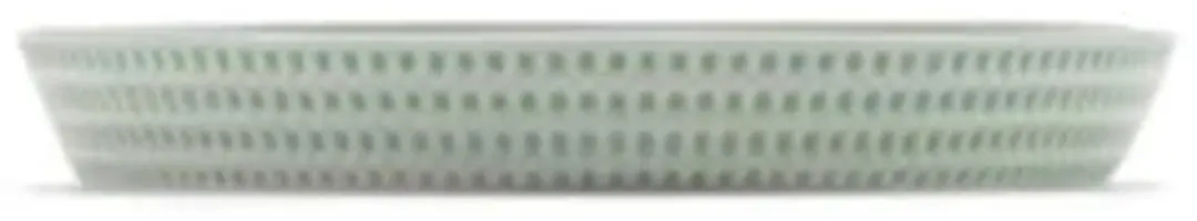 Serax Ann Van Hoey Nido plat bord met boord D10cm bone china groen