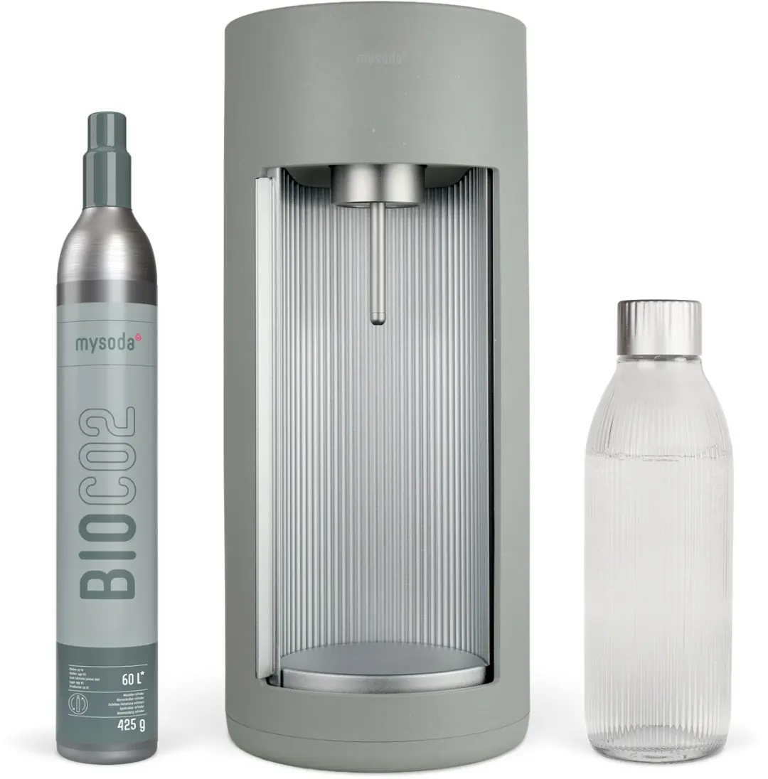 Mysoda Glassy Pigeon- design bruiswatertoestel gemaakt van ecologisch biocomposi