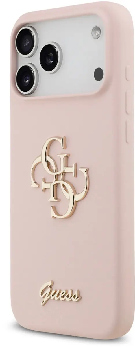 Guess Backcover Hoesje iPhone 17 Pro Max - Roze - 3666339522742 - afbeelding 3 van 6