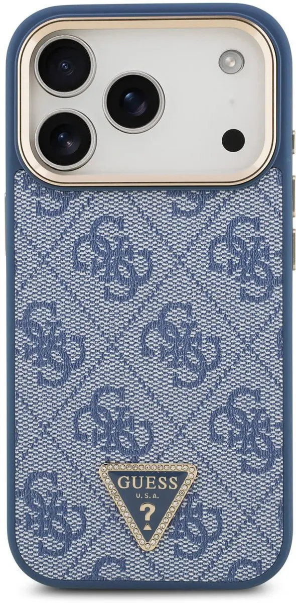 GUESS iPhone 17 Pro Telefoonhoesje - MagSafe - Blauw - afbeelding 5 van 6