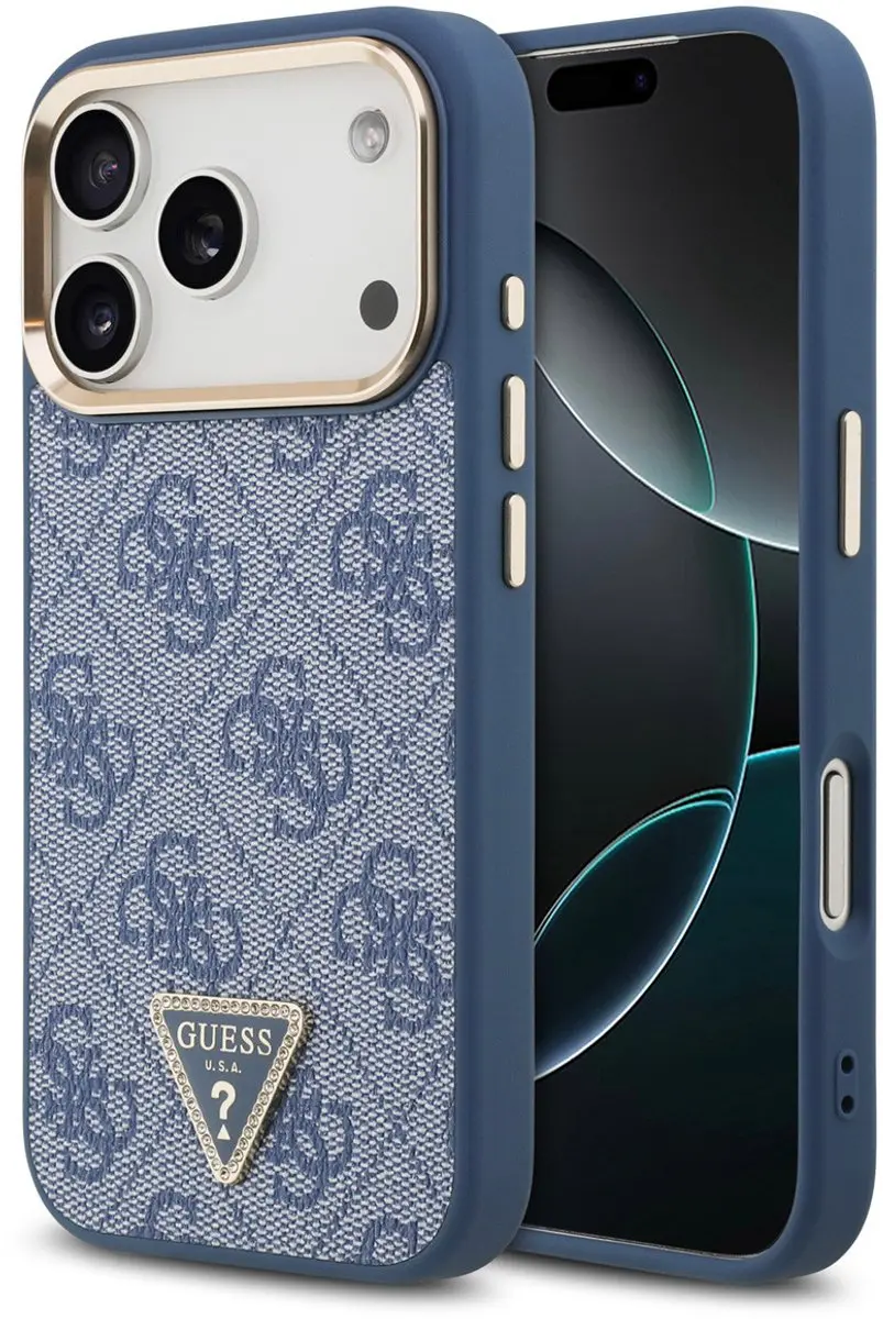 GUESS iPhone 17 Pro Telefoonhoesje - MagSafe - Blauw - afbeelding 3 van 6