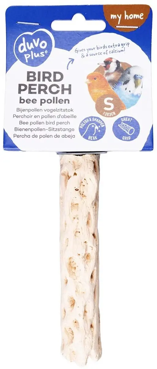Duvo+ Bijenpollen vogelzitstok lichtbruin