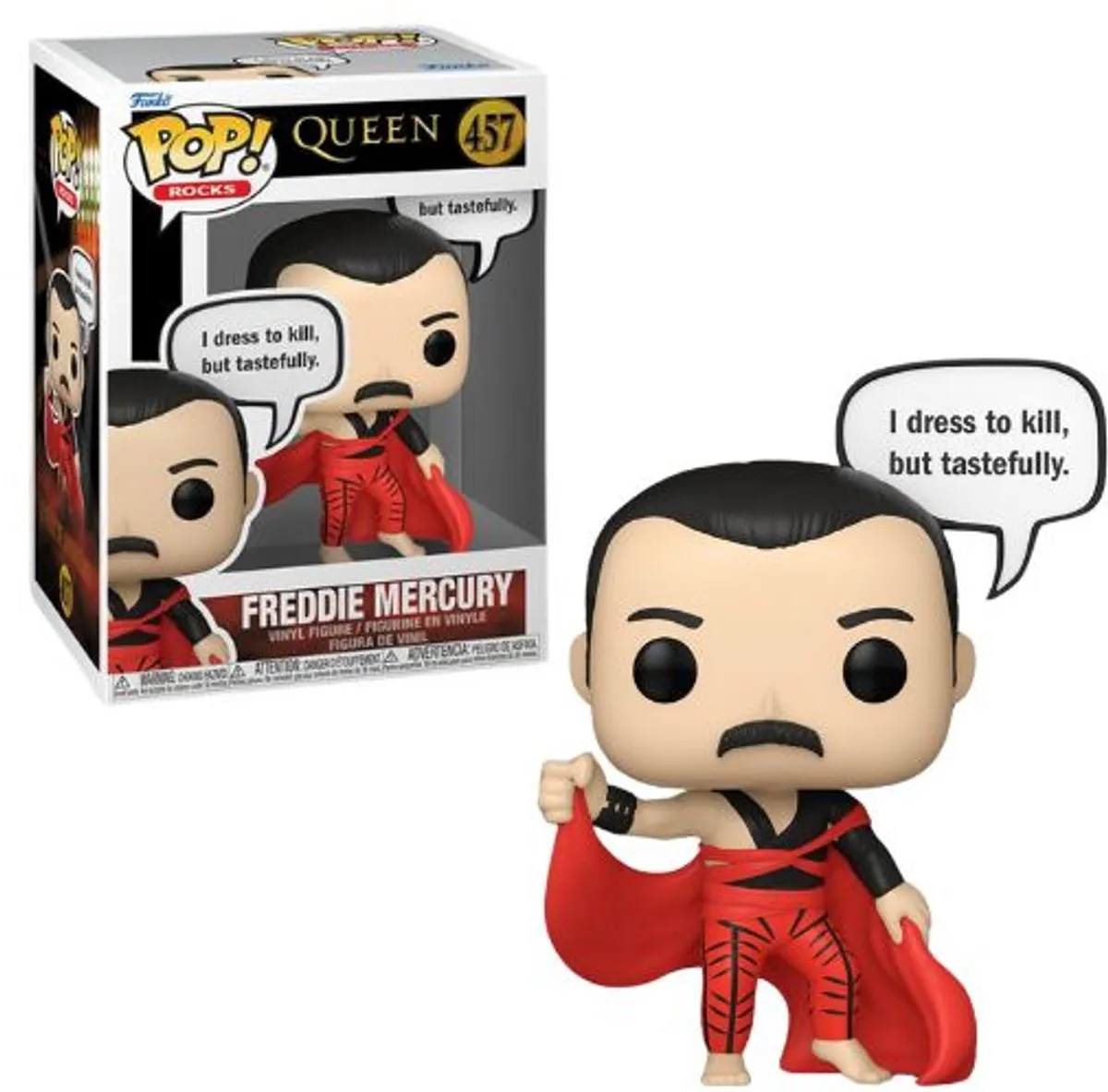 Funko Pop! Queen Freddie Mercury Rocks Vinyl Figur 457