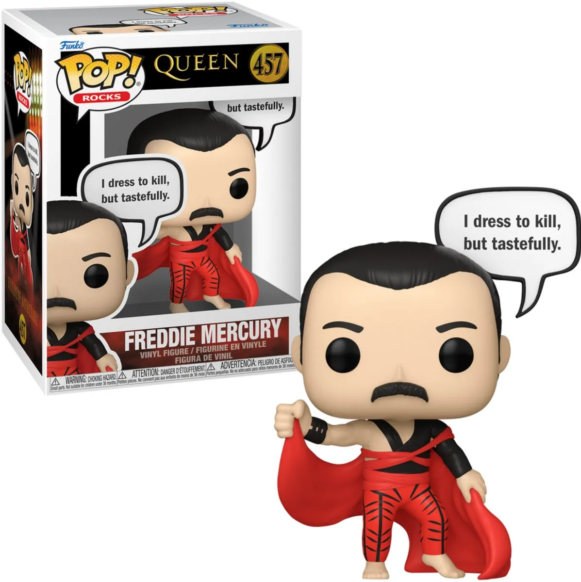 Funko Pop! Queen Freddie Mercury Rocks Vinyl Figur 457