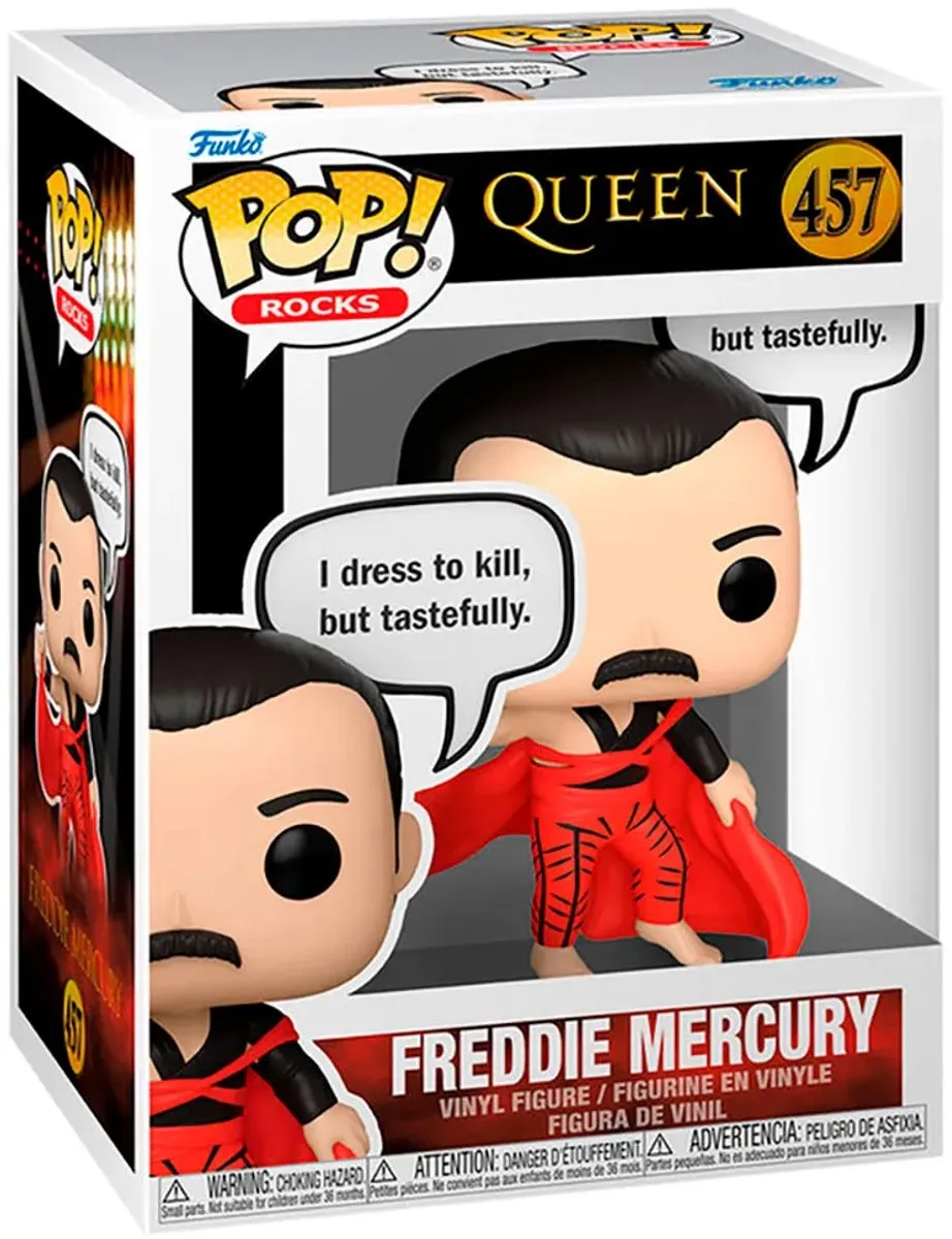 Funko Pop! Queen Freddie Mercury Rocks Vinyl Figur 457