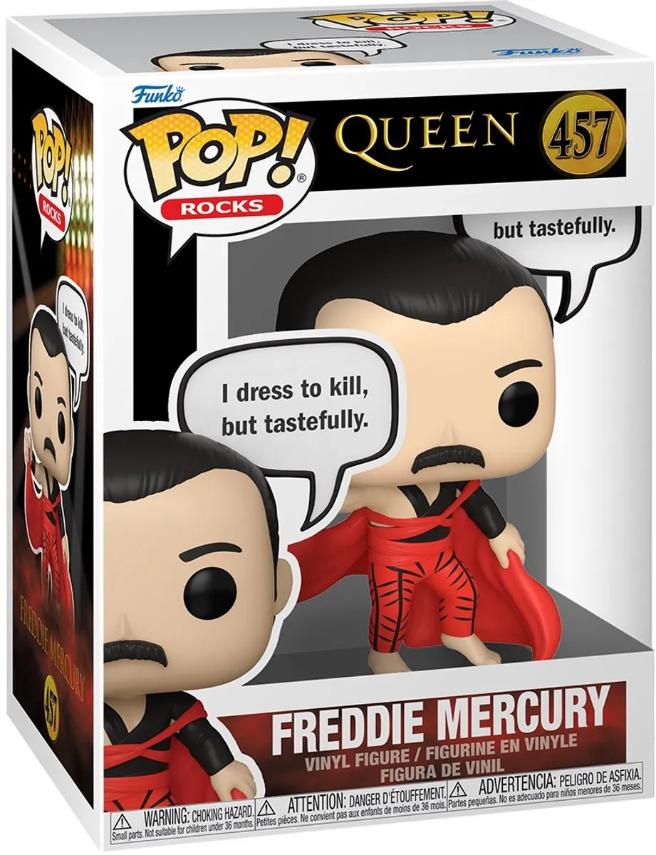 Funko Pop! Queen Freddie Mercury Rocks Vinyl Figur 457