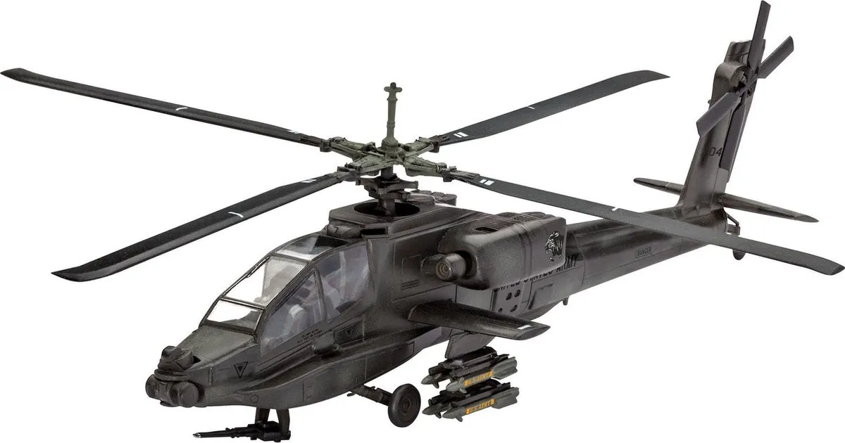 Revell 64985 AH-64A Apache Modelbouwpakket 1:10 - 56 Onderdelen - Multi