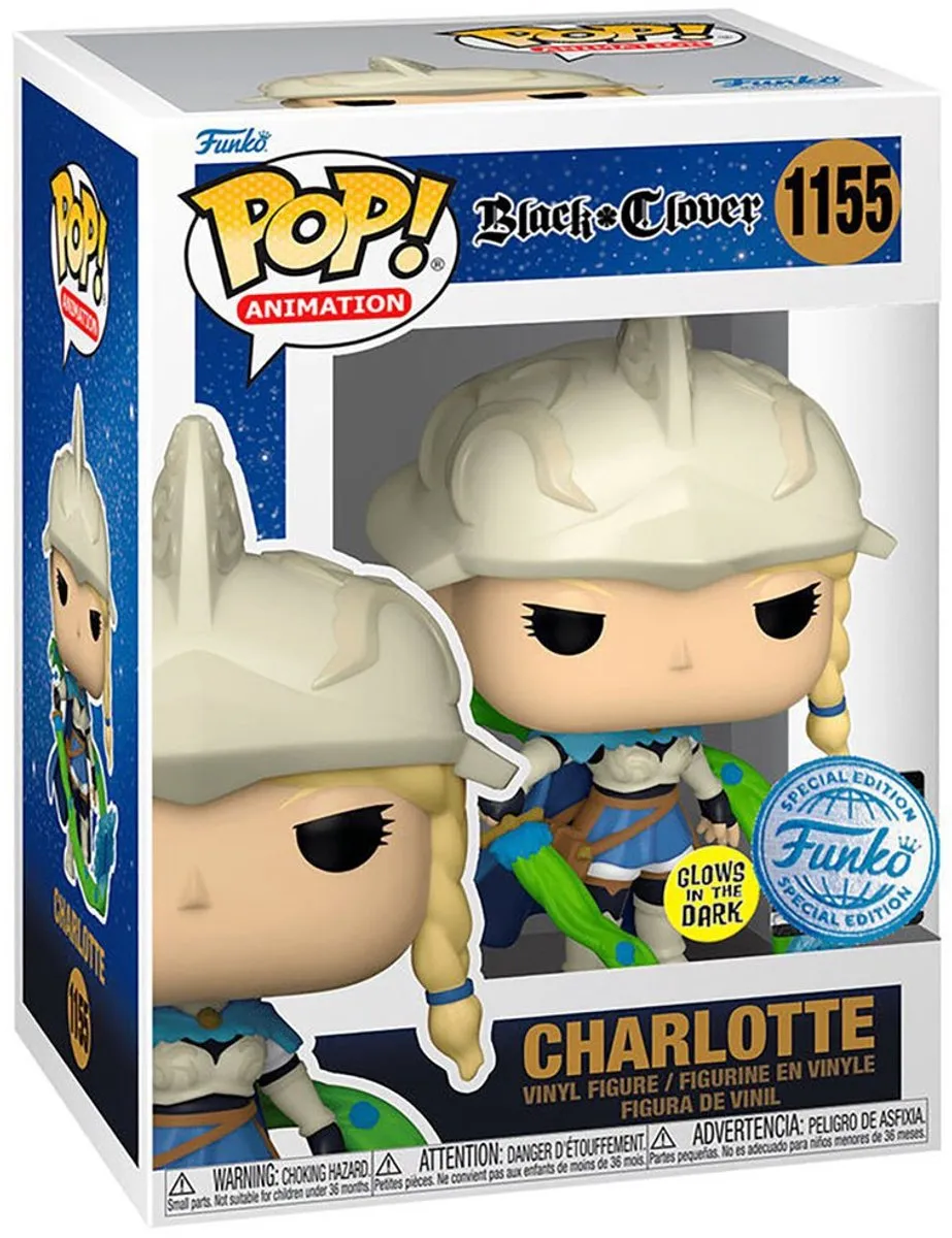 Funko Pop! Black Clover Charlotte #1155 GITD Exclusief
