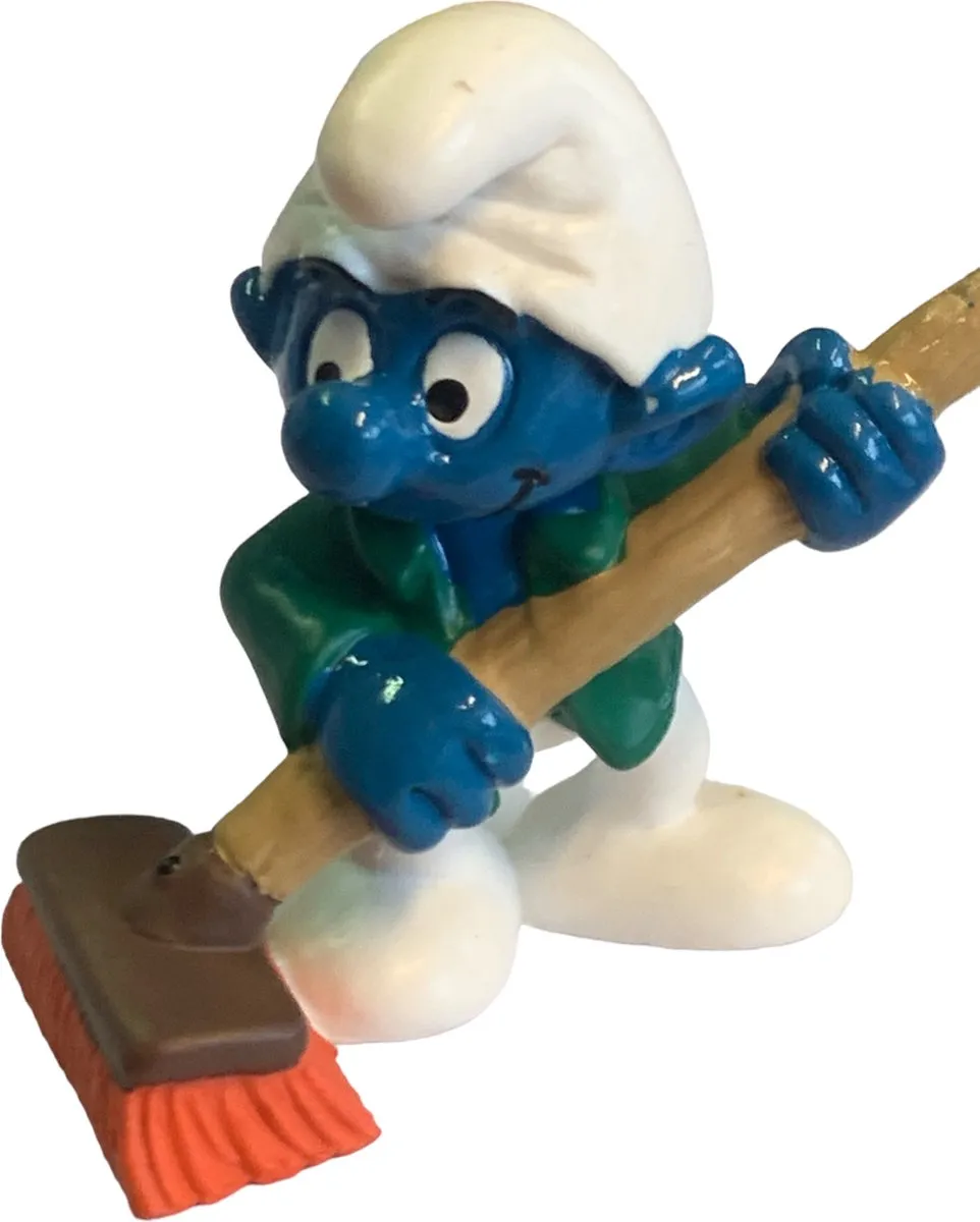 Schleich Smurf met Bezembaar Speelfiguur 20462