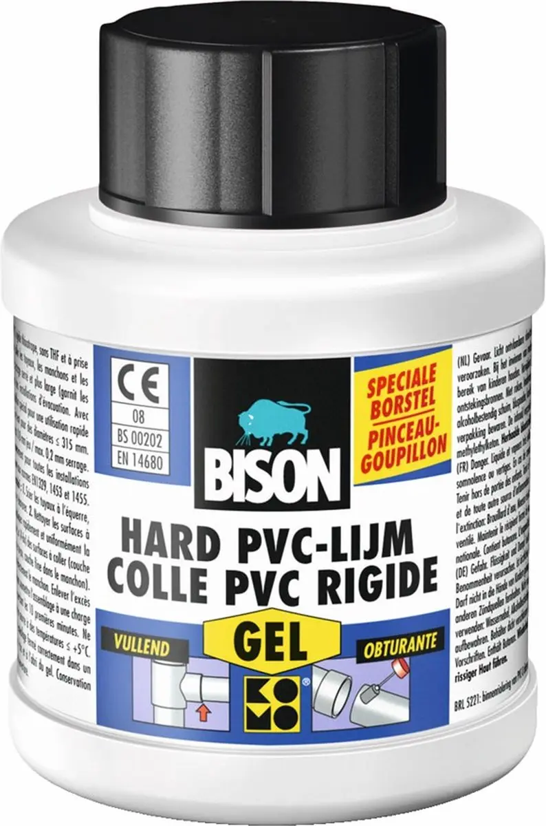 Bison Hard PVC-Lijm 100ml - THF-vrij - afbeelding 5 van 6