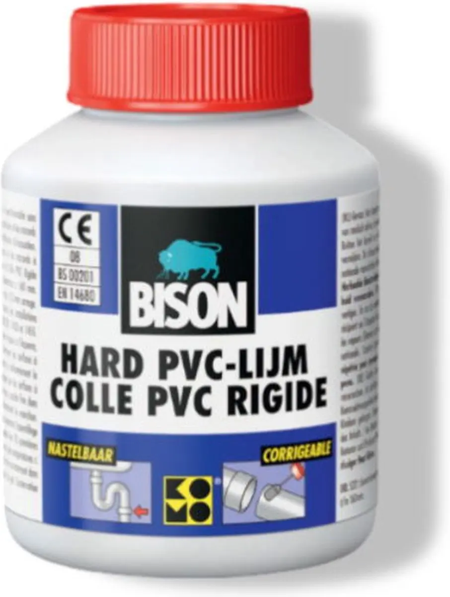 Bison Hard PVC-Lijm 100ml - THF-vrij - afbeelding 2 van 6