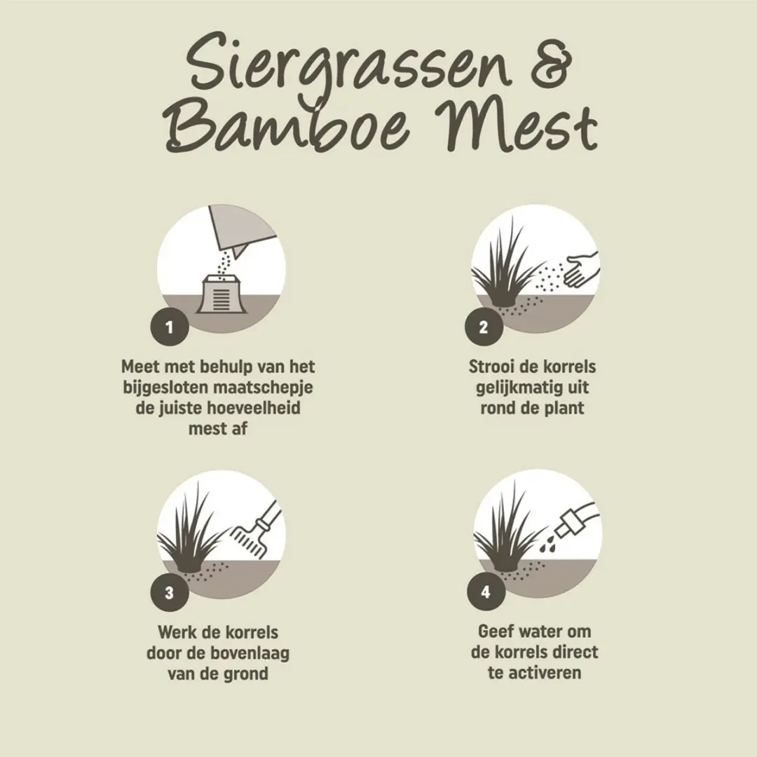 Pokon Siergrassen & Bamboe Mest 1kg - afbeelding 2 van 5