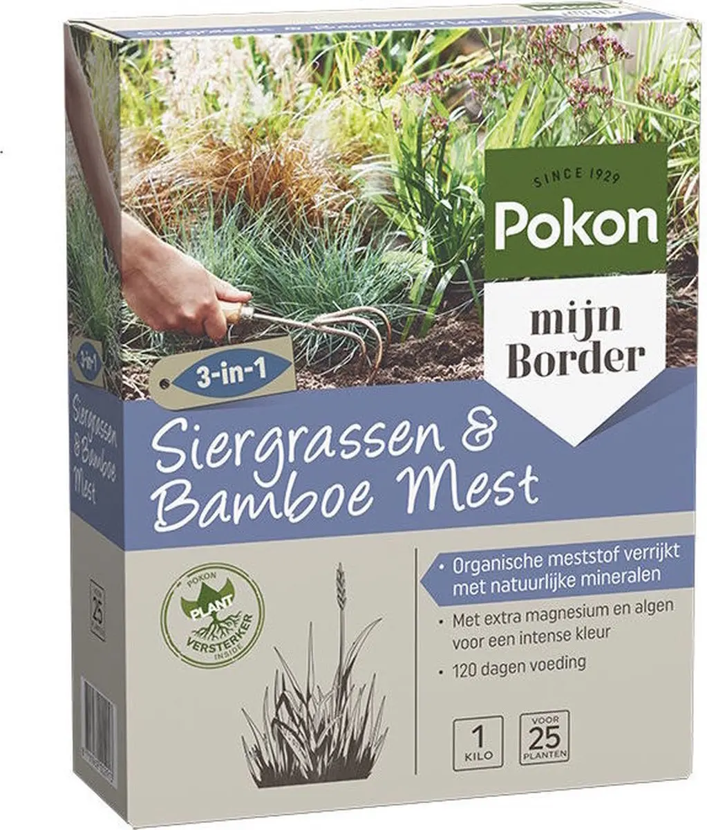 Pokon Siergrassen & Bamboe Mest 1kg - afbeelding 5 van 5