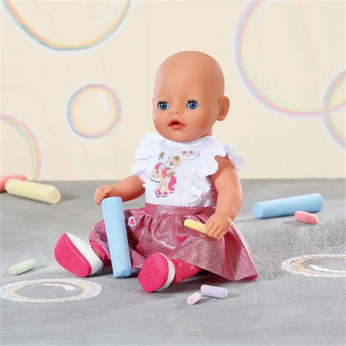 Baby Born Little Doordeweeks Outfit 36cm - Roze Rokje - afbeelding 6 van 6