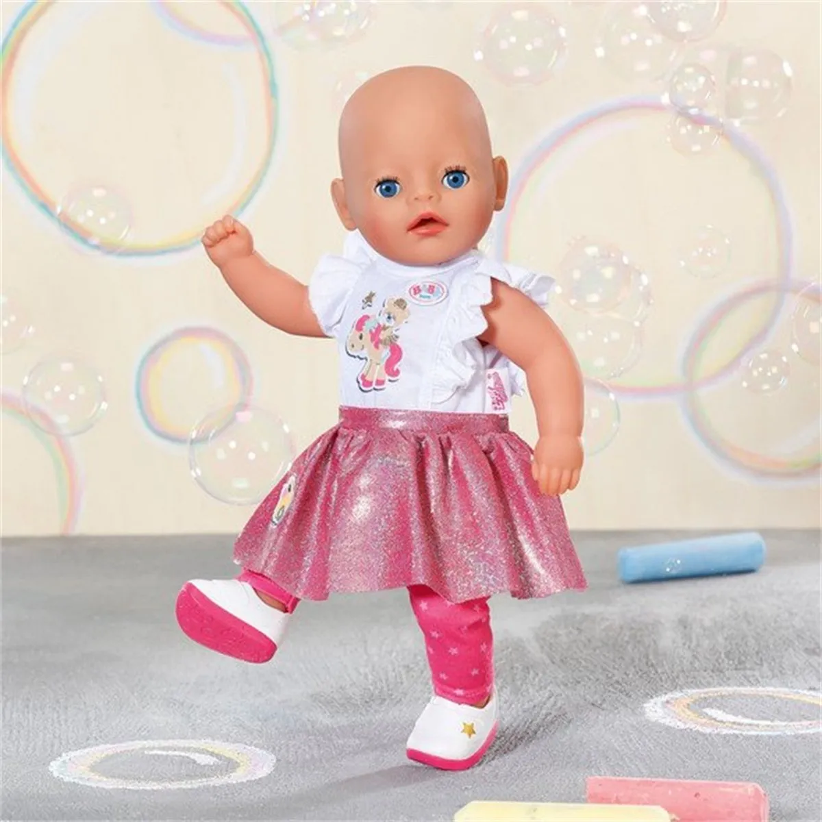 Baby Born Little Doordeweeks Outfit 36cm - Roze Rokje