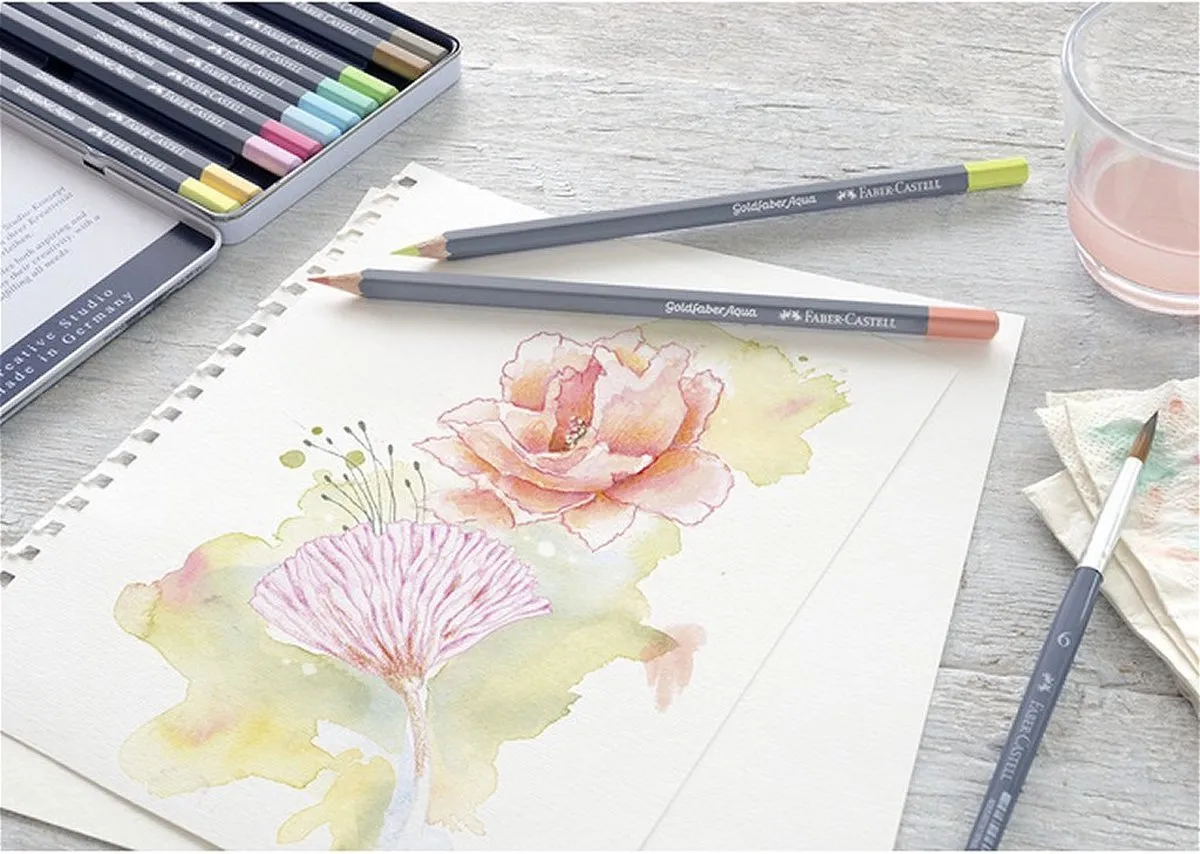 Faber-Castell Goldfaber Aquarel Potloden - 12 Pastel Kleuren - FC-114622