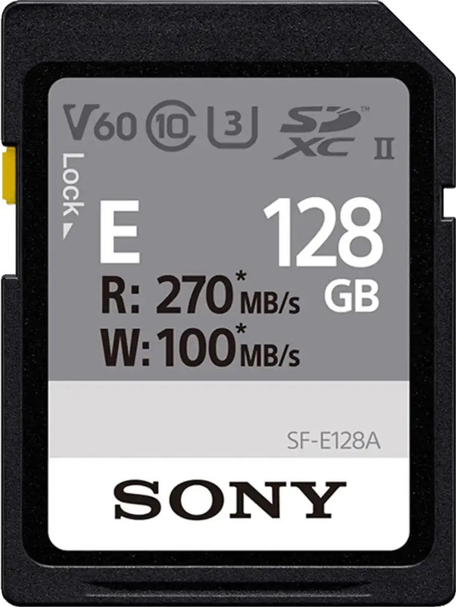Sony SF-E128A SDXC Geheugenkaart 128GB