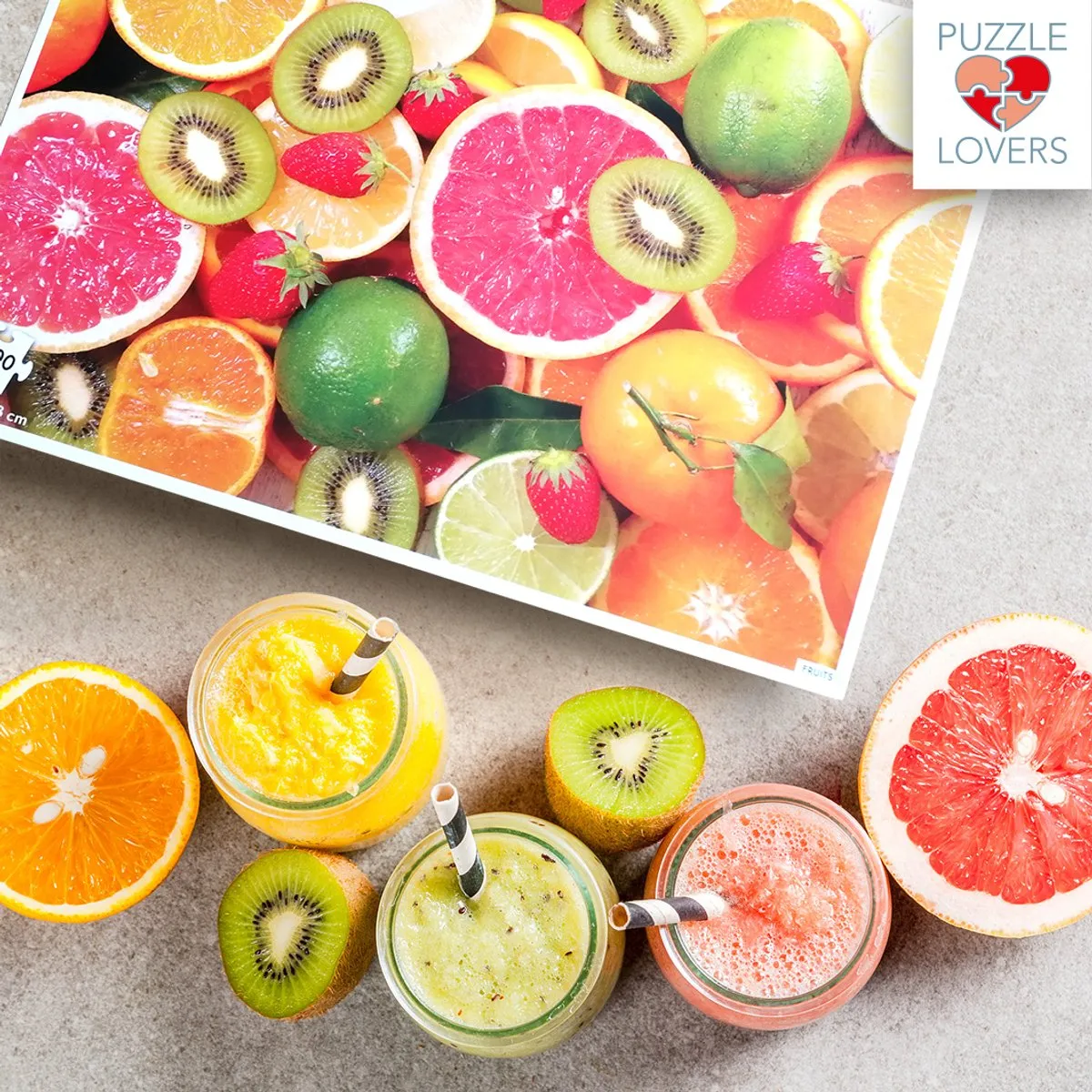 Tactic Puzzel Fruits 1000 Stuks - Multicolor