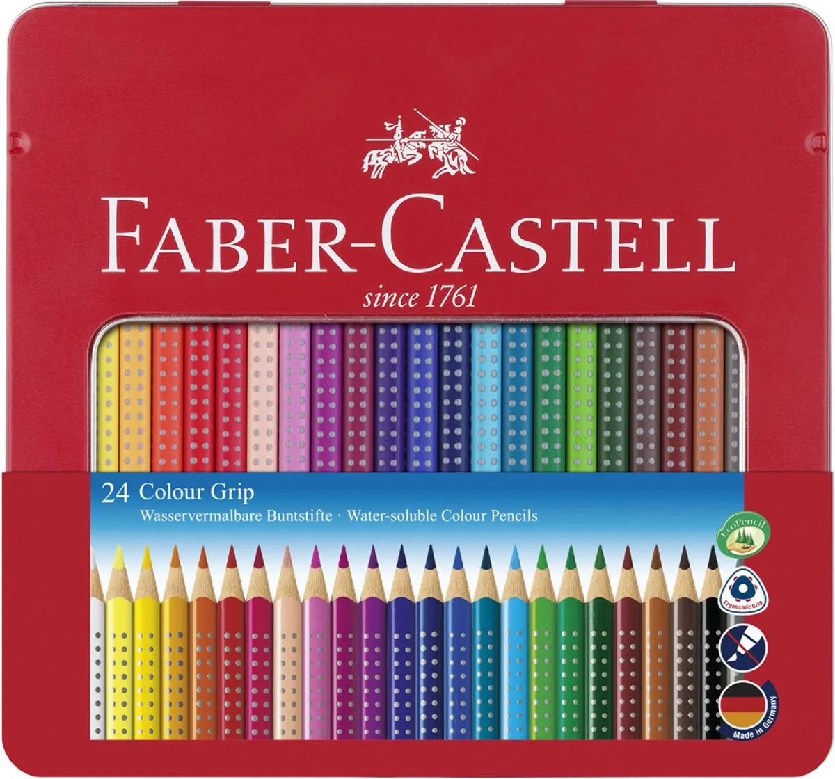 Faber-Castell Colour Grip FC-112413 Kleurpotloden - 12 Stuks - afbeelding 6 van 6