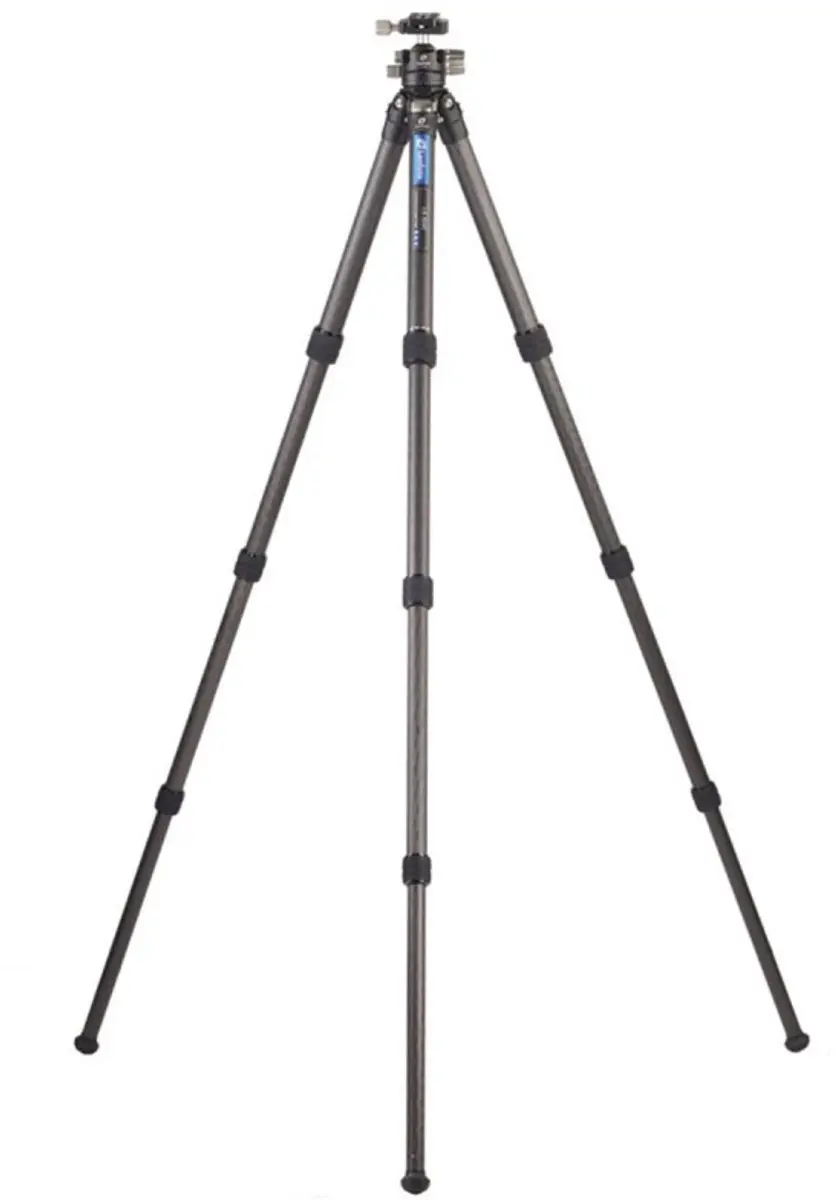 LeoFoto LS-324C + LH40 Ranger Statief - 4 Secties - Zwart