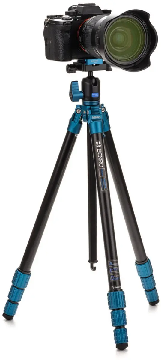 Benro SuperSlim Aluminium Stativ TSSL08AN00P - 4 Secties - Zwart
