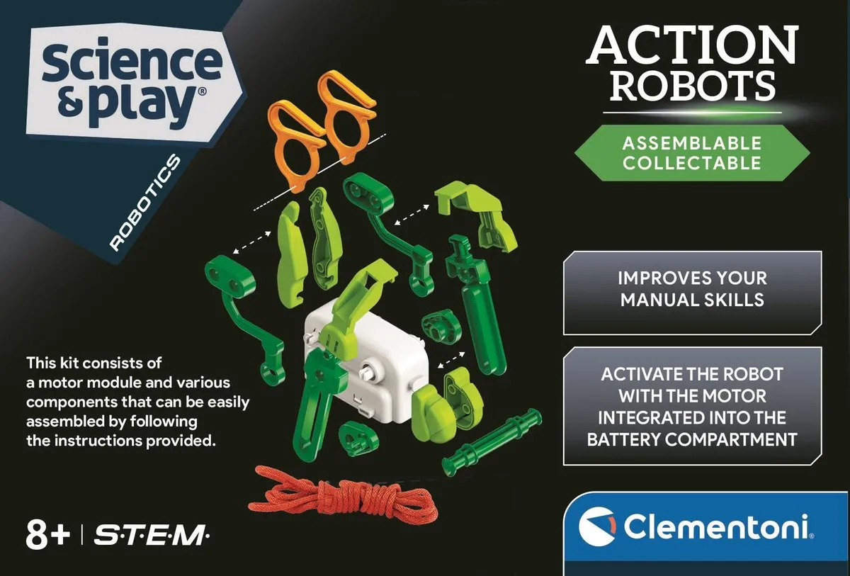 Clementoni Klimrobot Bouwpakket STEM 75138 - 8+ - afbeelding 6 van 6