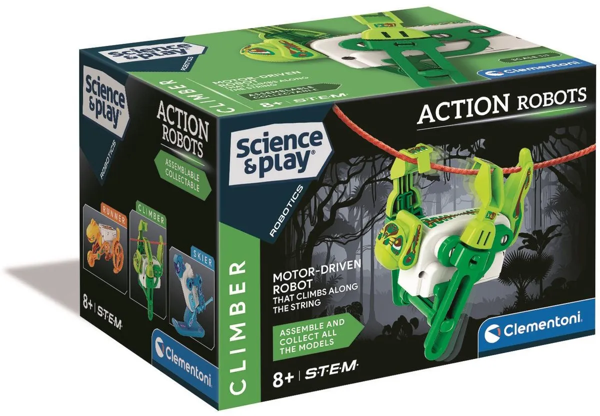Clementoni Klimrobot Bouwpakket STEM 75138