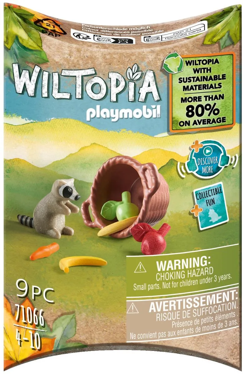 Playmobil Wiltopia Wasbeer 71066 - Multicolor