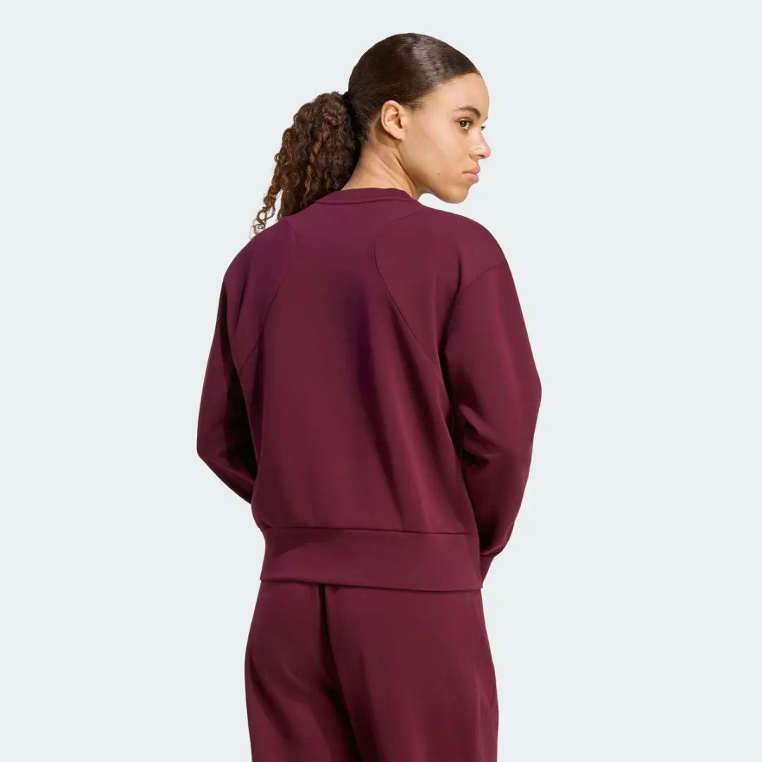 Adidas Performance Warm-Up Sweatshirt KS3296 - Dames XXL - Bordeaux - afbeelding 6 van 6